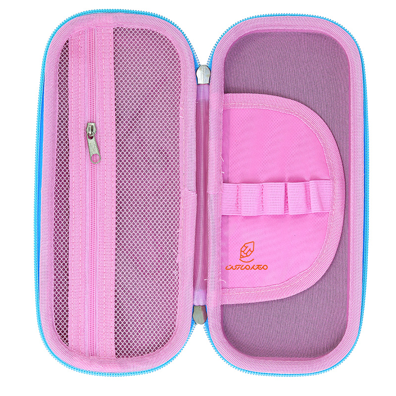 جامدادی صورتی طرح اسب تک شاخ چشم درشت 13951 (4)