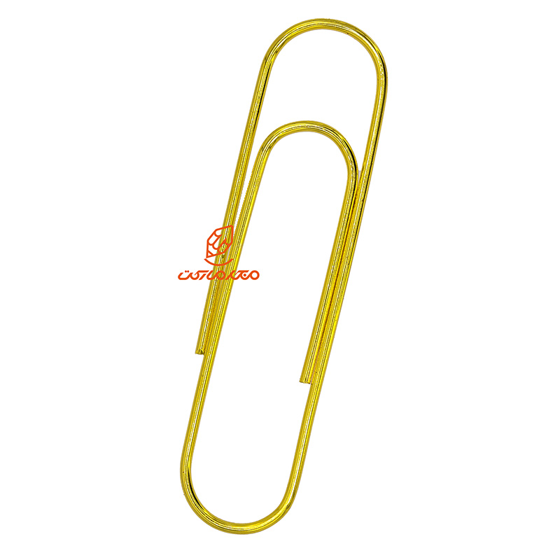 گیره بزرگ کاغذ (کلیپس) طلایی بسته 5 عددی (4)