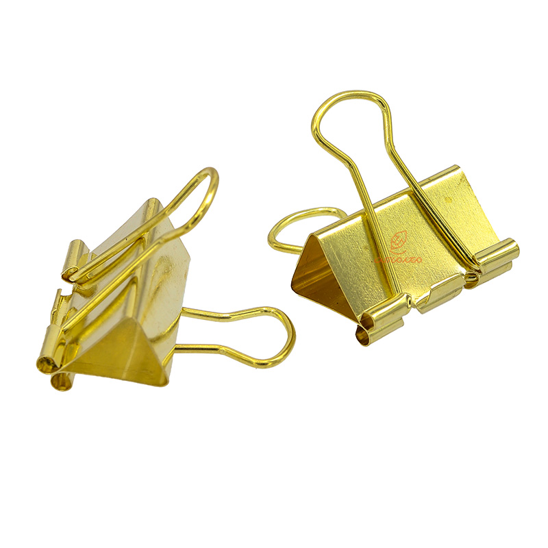 گیره (کلیپس) دوبل طلایی mm32 بسته 5 عددی (1)