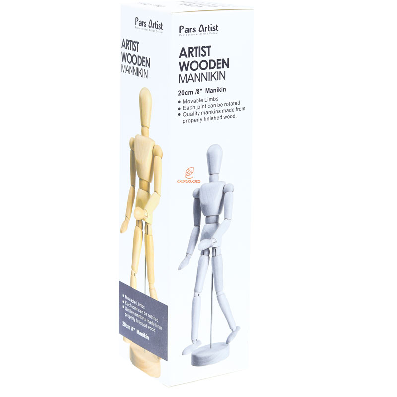 آدمک طراحی چوبی 20 سانت کد 5022 پارس آرتیست