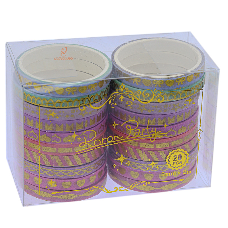 چسب نواری طرحدار 2209 صورتی واشی