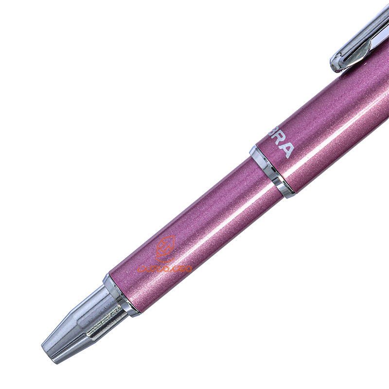 خودکار فلزی کشویی مینی مدل SL-F1 بدنه صورتی زبرا ZEBRA (1)