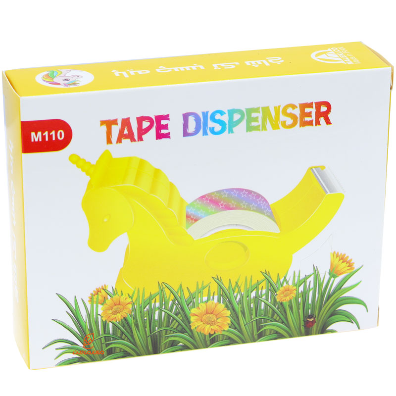 پایه چسب فانتزی 110 طرح اسب تک شاخ زرد (2)