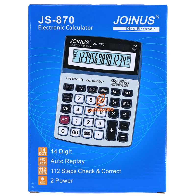 ماشین حساب رومیزی 14 رقم جوینوس مدل JOINUS JS-870 (7)