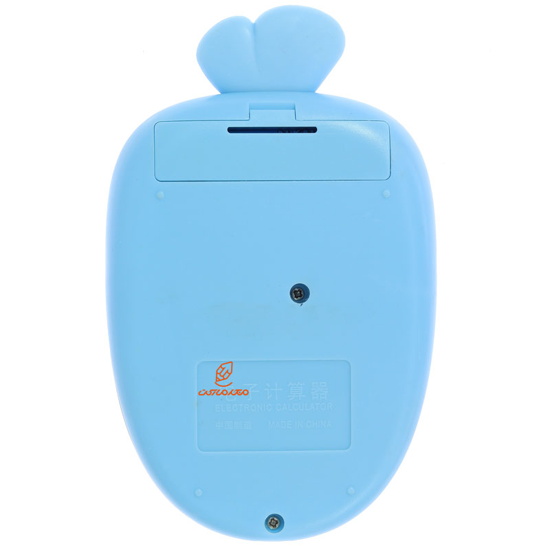 ماشین حساب فانتزی 12 رقمی 7836 طرح هویج آبی BITOON (4)