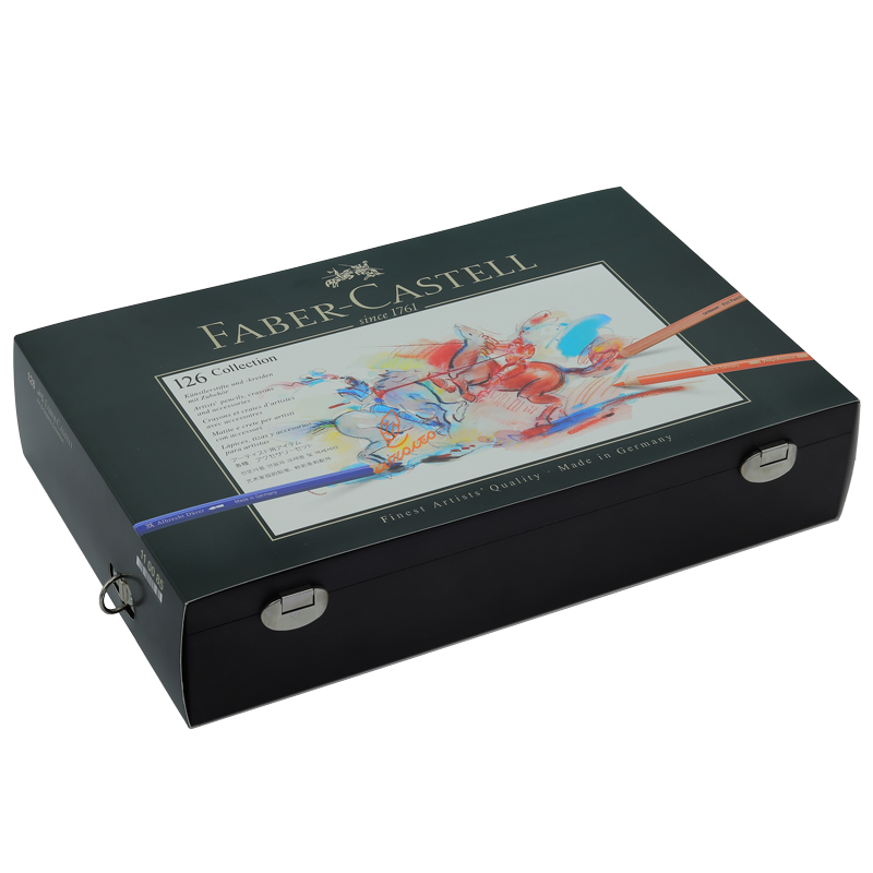ست هنری و گرافیکی 125 تکه جعبه چوبی فابر کاستل FABERCASTELL (3)
