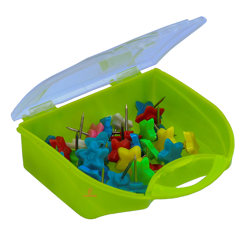 پونز رنگی روکش دار طرح ستاره بسته 35 عددی (3)