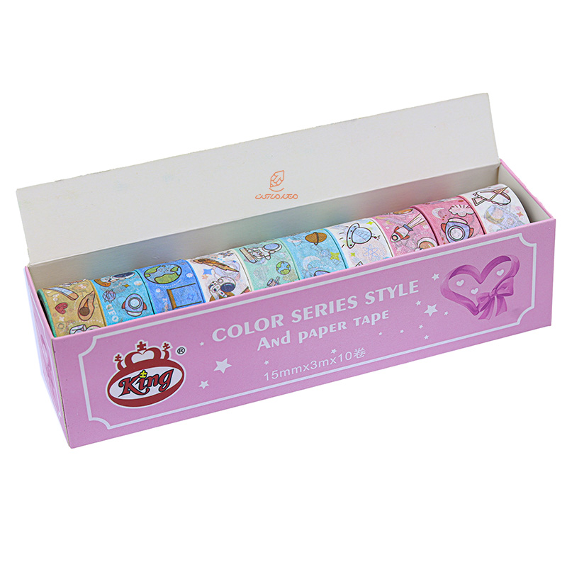 چسب نواری طرحدار 801 طرح سفینه و موشک واشی (3)