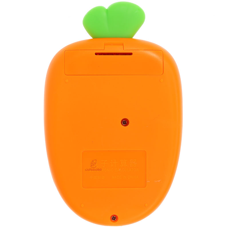 ماشین حساب فانتزی 12 رقمی 7836 طرح هویج نارنجی BITOON (3)