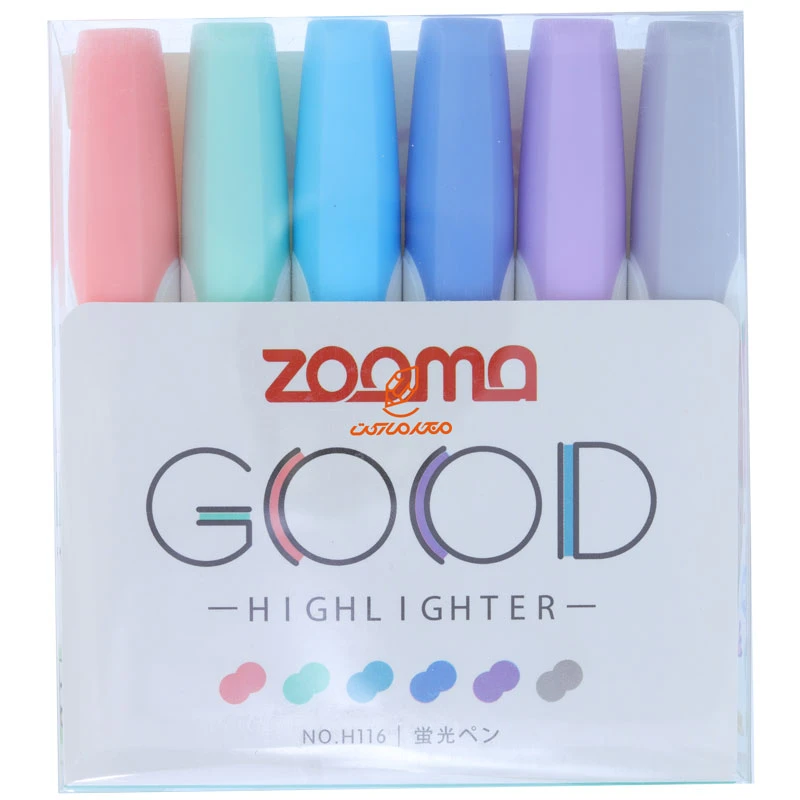 ماژیک علامت گذار کلاسیک H116 بسته 6 عددی ZOOMA (2)