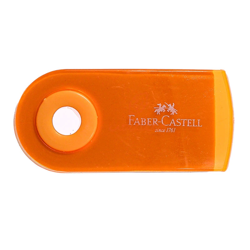 پاک کن غلاف دار اسلیو مینی 2460 نارنجی فابر کاستل FABER CASTELL (4)