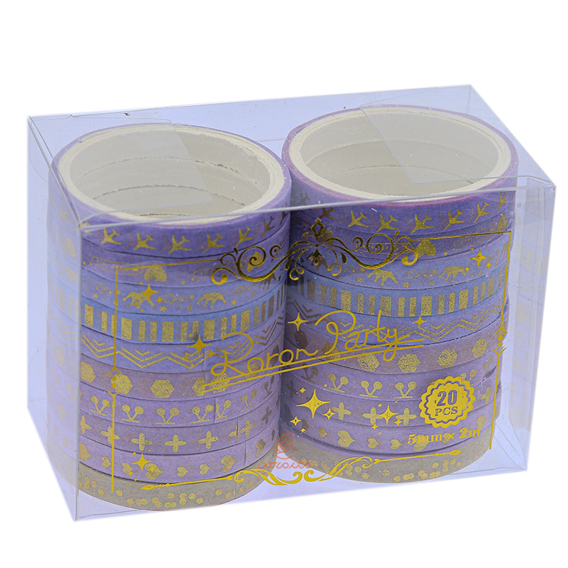 چسب نواری طرحدار 2209 آبی واشی