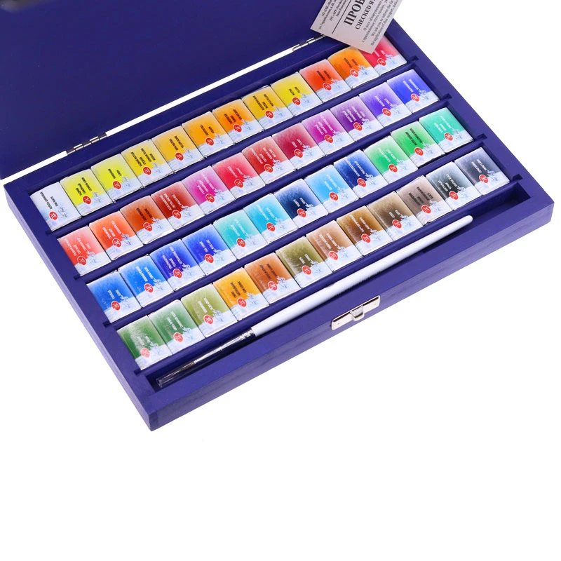 آبرنگ 48 رنگ BLUEBOX جعبه آبی سن پترزبورگ (8)