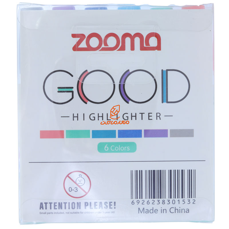ماژیک علامت گذار کلاسیک H116 بسته 6 عددی ZOOMA (3)