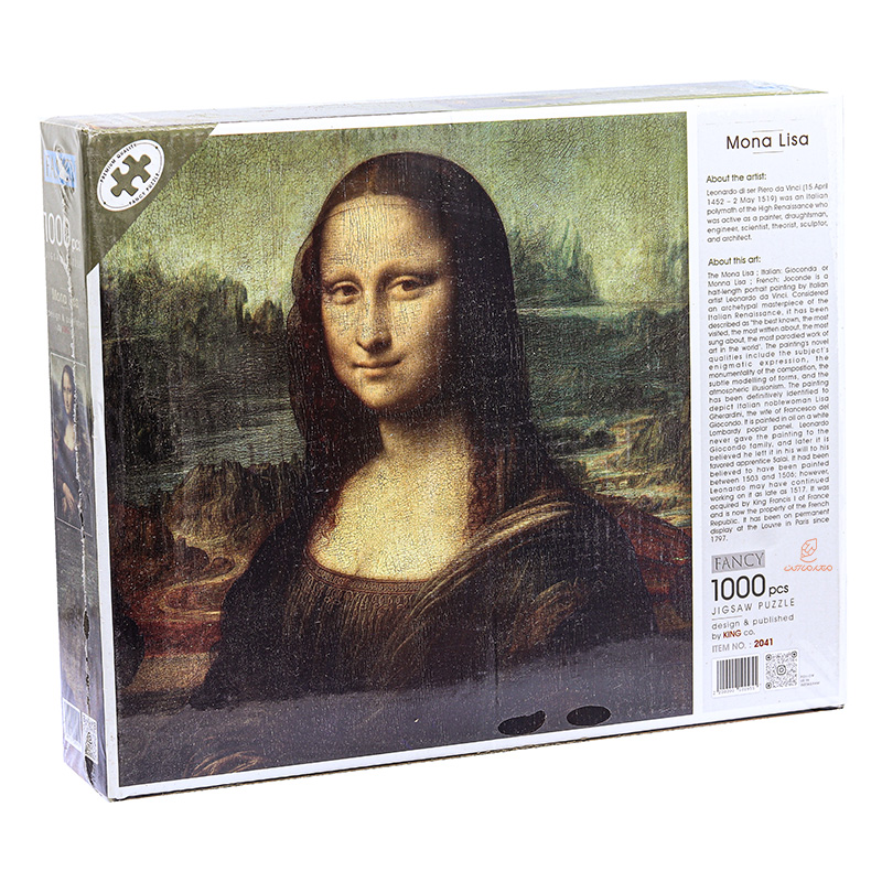 پازل هزار تکه طرح مونالیزا فنسی کینگ FANCY KING (1)