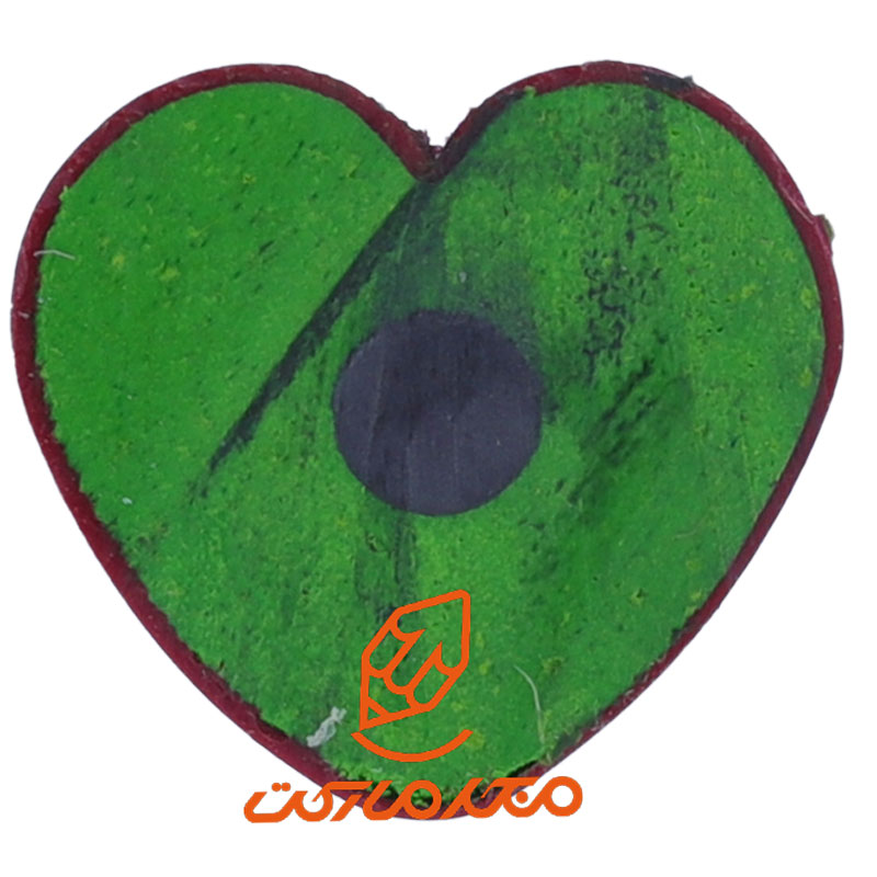 مداد مشکی طرح قلب بدنه قرمز اسکول فنس SCHOOLFANS (2)