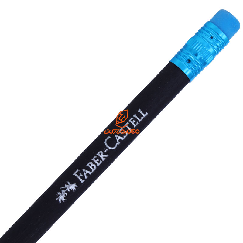 مداد مشکی پاک کن دار سرآبی فابر کاستل (1)