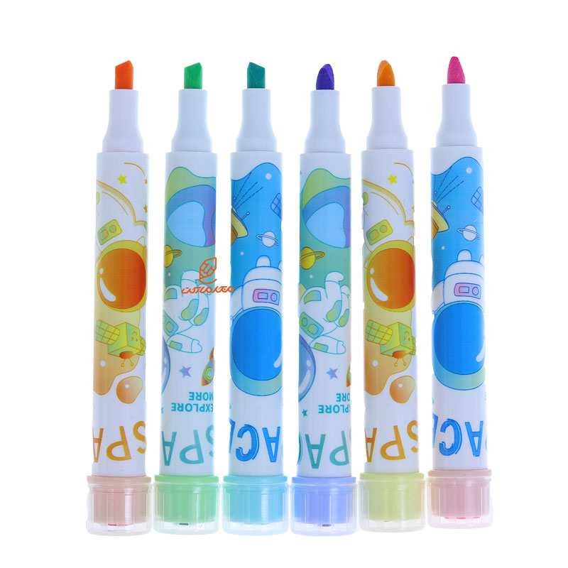 ماژیک علامت گذار استامپی بسته 6 عددی طرح فضانورد 9207 فاندل FANDEL (1)