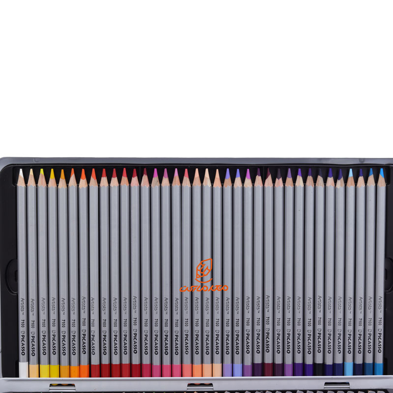 مداد رنگی آرتیست 72 رنگ جعبه فلزی پیکاسو (6)
