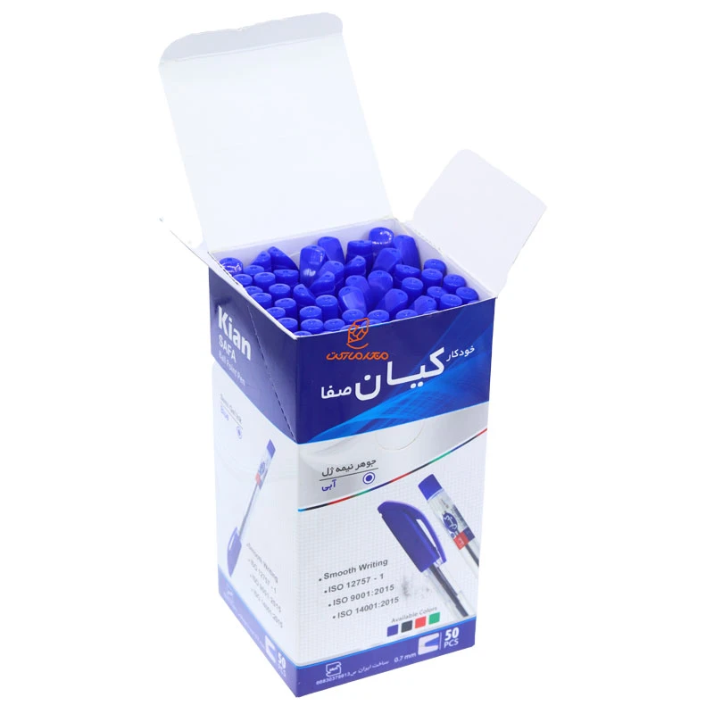 خودکار آبی 0.7 بسته 50 عددی صفا کیان (2)