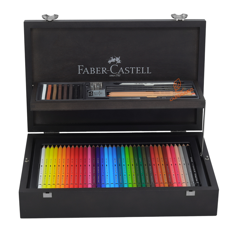 ست هنری و گرافیکی 125 تکه جعبه چوبی فابر کاستل FABERCASTELL (6)