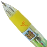 خودکار 4 رنگ فانتزی مینی طرح خرس زرد 556 CARTOON (1)