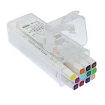 ماژیک رنگ آمیزی دو سر 12 رنگ صندوقی (7)