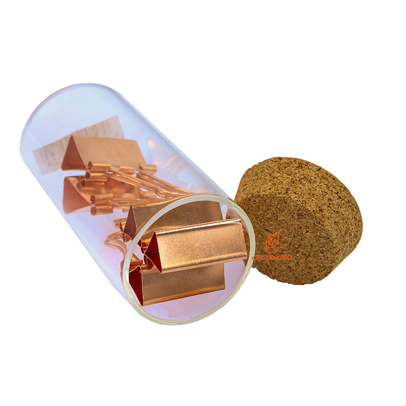 گیره (کلیپس) دوبل رزگلد mm25 بسته 5 عددی (3)