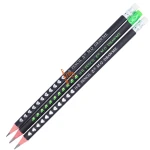 مداد مشکی 3 گوش بدنه مشکی طرح قلب رنگی ام کیو (4)
