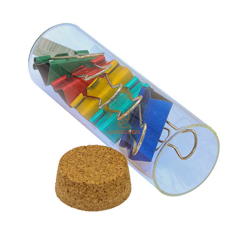 گیره (کلیپس) دوبل رنگی mm32 بسته 5 عددی (4)