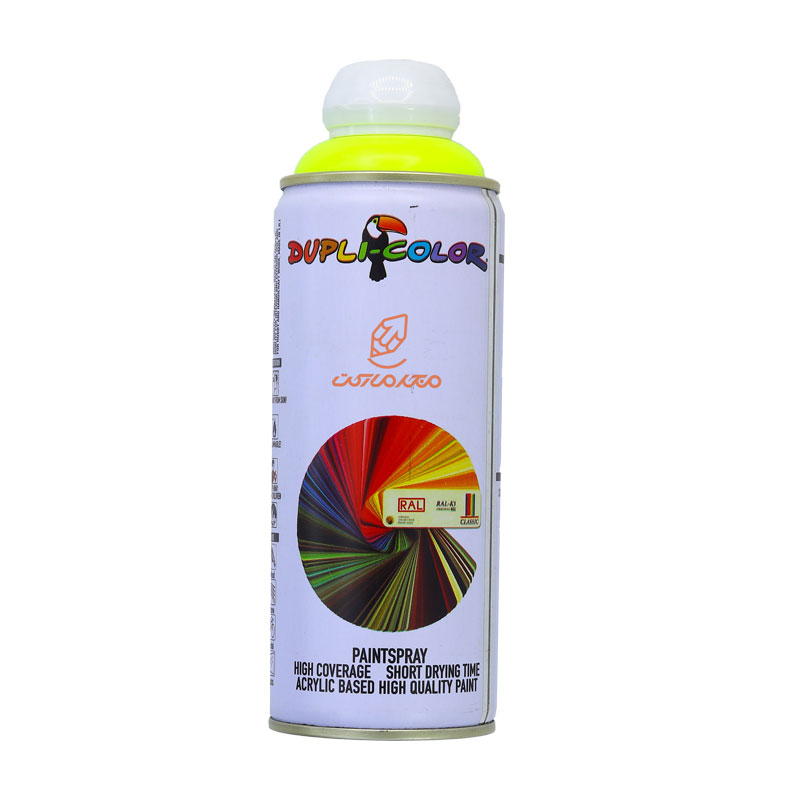 اسپری رنگ زرد (YELLOW FLUORESCENT) دوپلی کالر (2)
