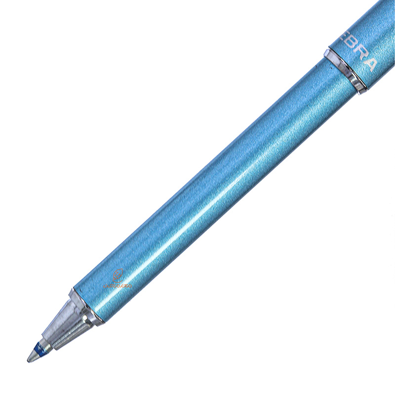 خودکار فلزی کشویی مینی مدل SL-F1 بدنه آبی زبرا ZEBRA (1)