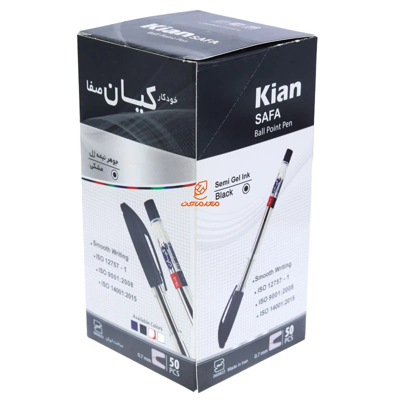 خودکار مشکی 0.7 بسته 50 عددی صفا کیان (3)