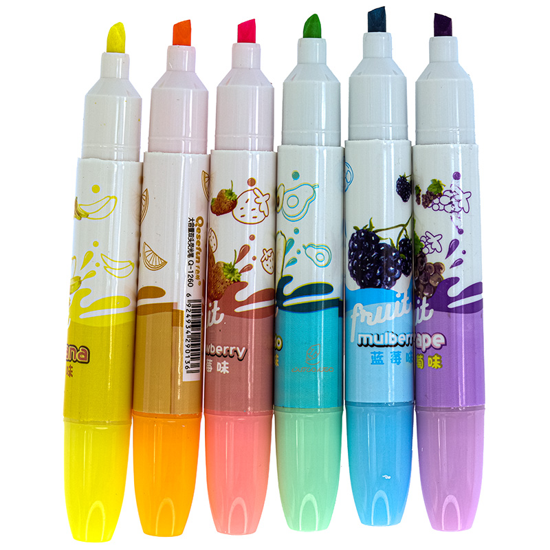 ماژیک علامت گذار عطری فانتزی 1260 بسته 6 عددی QESEFUN (5)