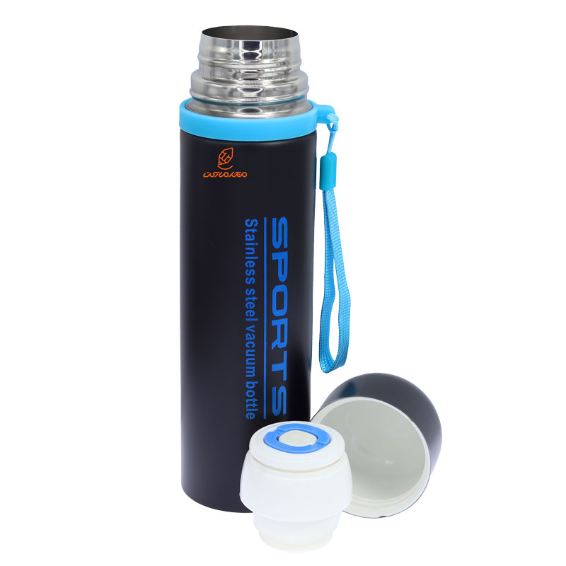 فلاسک 500 میل بند دار مشکی STAINLESS (1)