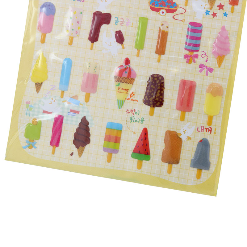 برچسب (استیکر) فانتزی کد 15S-Z819 طرح بستنی FUNNY (1)