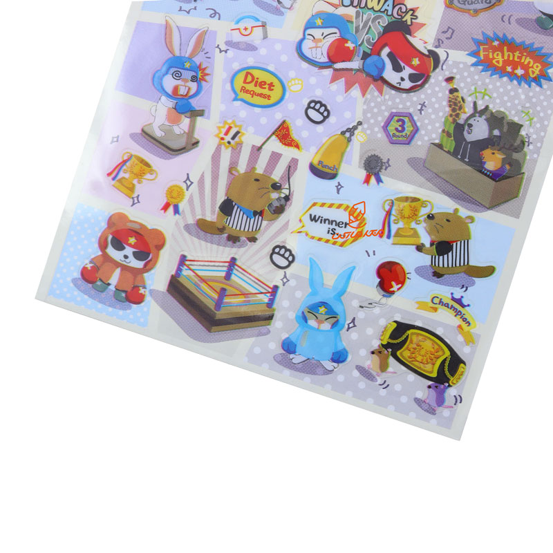 برچسب (استیکر) فانتزی کد 15S-C578 طرح پاندا بوکسور FUNNY (1)