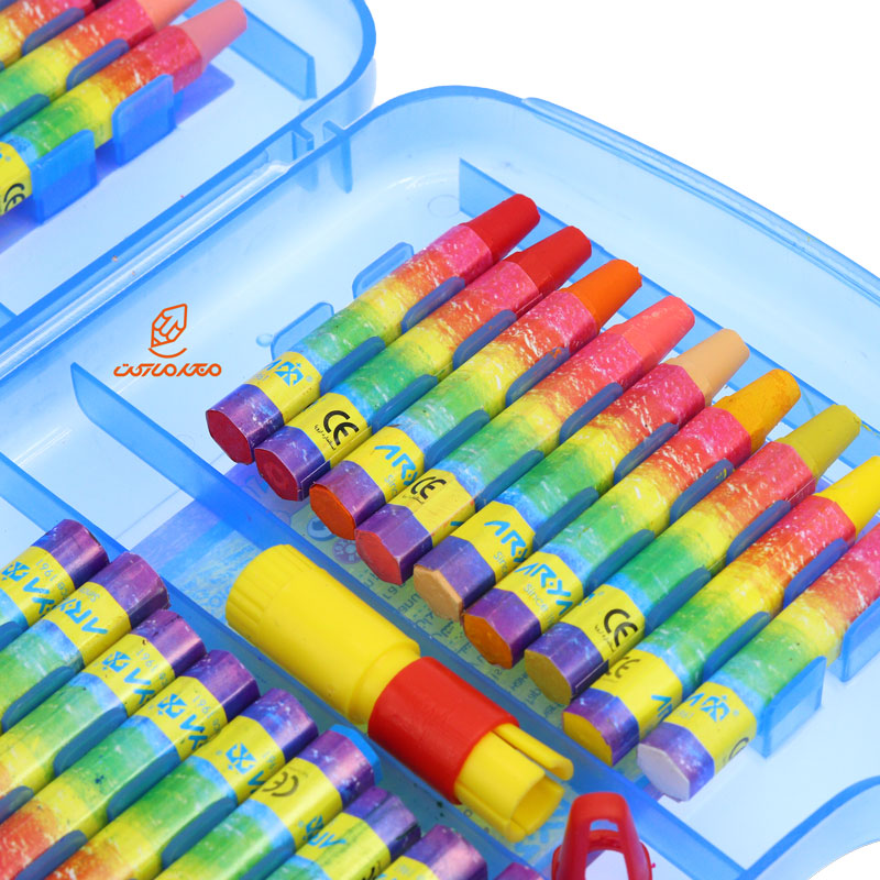 پاستل روغنی 36 رنگ طلقی 2032 آبی آریا (7)