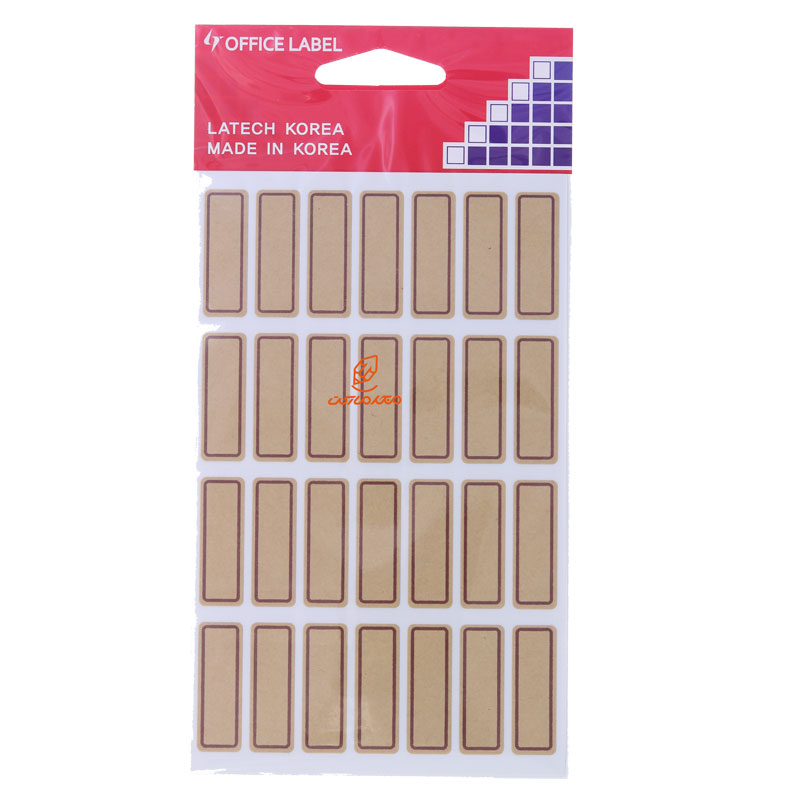 لیبل 10*30 میلی متری قهوه ای 209 OFFICLABEL