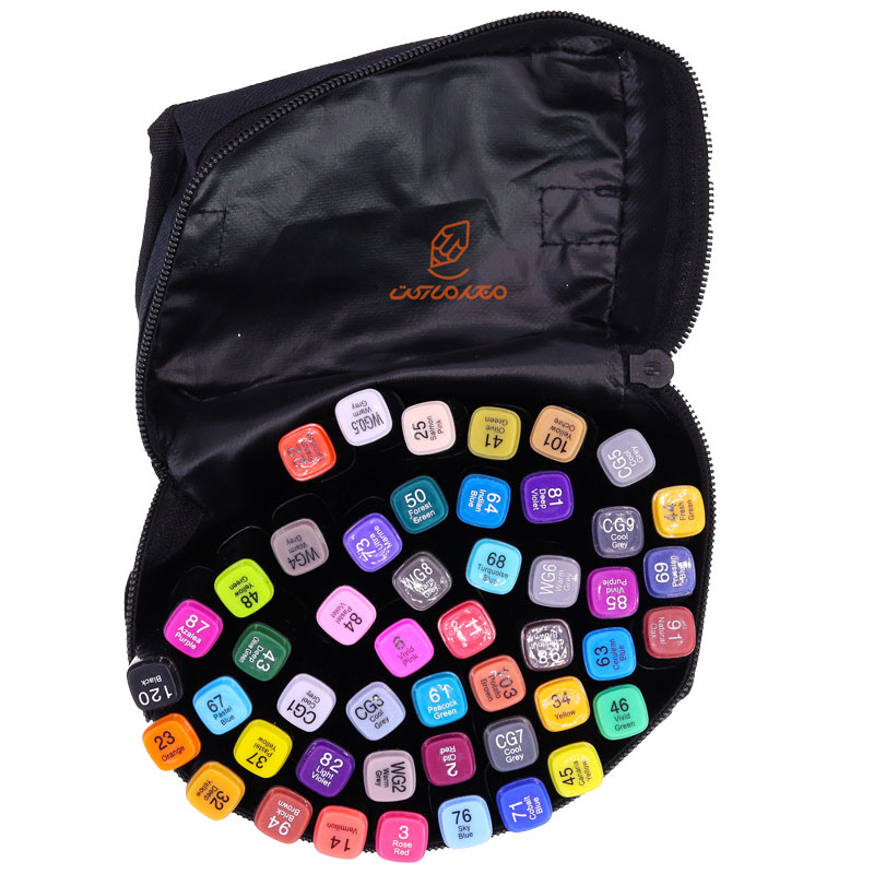 ماژیک راندو 48 رنگ 2 سر کیفی نیو تاچ (1)