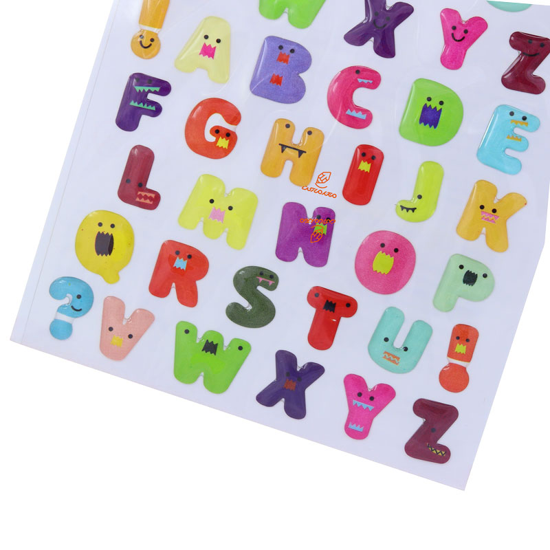 برچسب (استیکر) فانتزی کد 15S-L406E طرح حروف انگلیسی FUNNY (1)