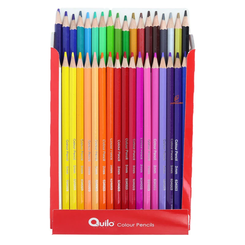مداد رنگی 36 رنگ جعبه مقوایی کویلو QUILO (1)