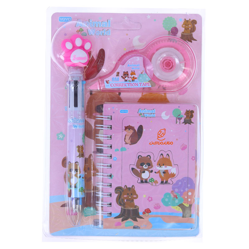 ست تحریر طرح حیوانات جنگل کد 8023