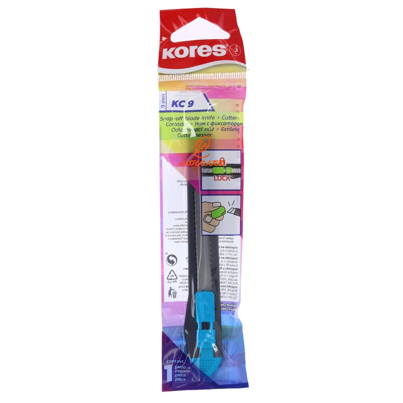 کاتر کوچک 9 میل 42212 طوسی قفل آبی کورس KORES (2)