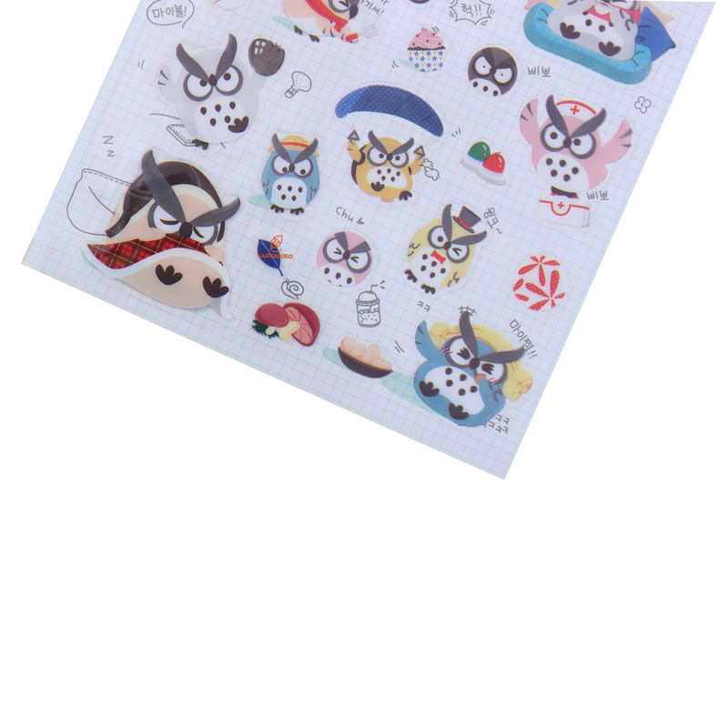 برچسب (استیکر) فانتزی کد 15S-C570 طرح جغد FUNNY (3)