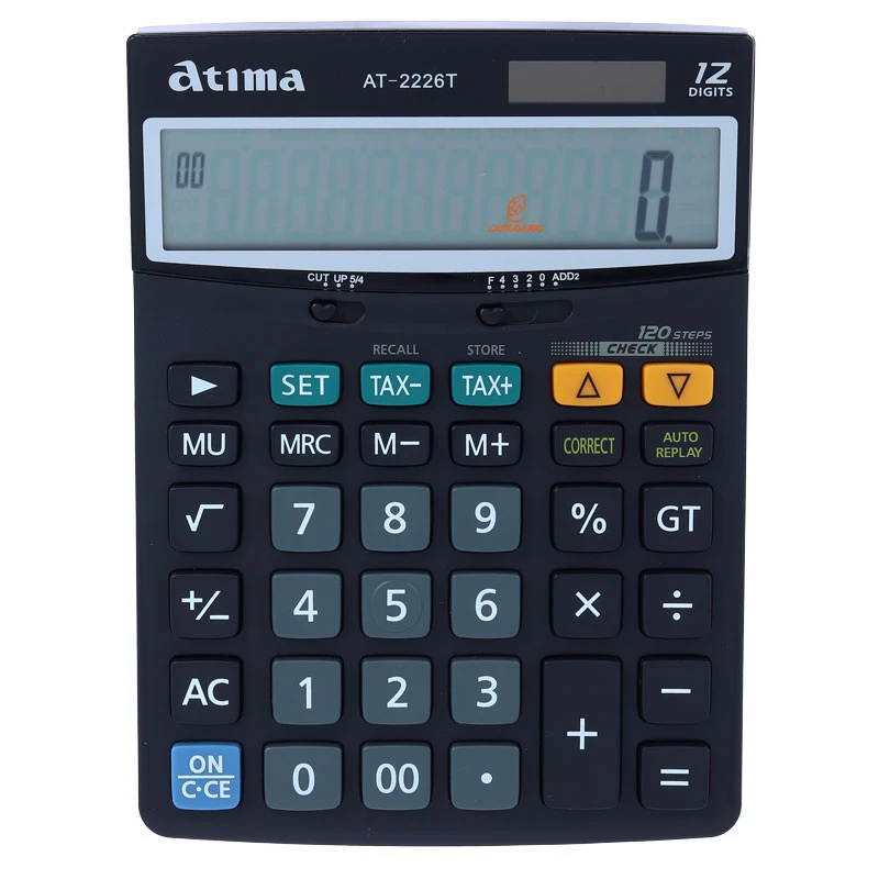 ماشین حساب رومیزی 12 رقمی مدل AT-2226 آتیما ATIMA (4)