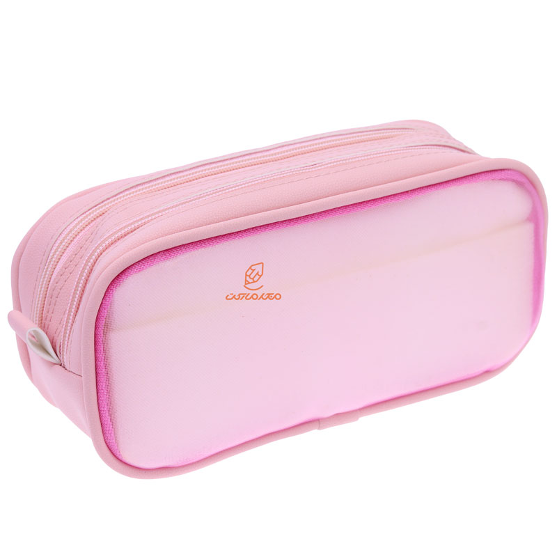 جامدادی توری و چرمی 222 صورتی کلیپس CLIPS (3)