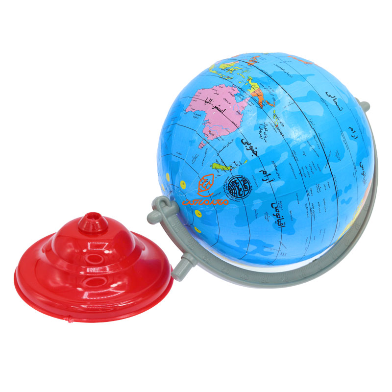 کره جغرافیایی سایز 13 پایه قرمز رسام تحریر (1)