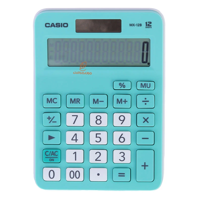 ماشین حساب رومیزی 12 رقمی مدل MX-12B سبز کاسیو CASIO (4)