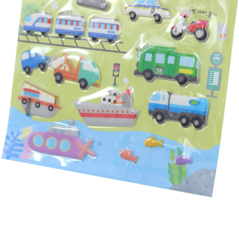 برچسب (استیکر) فانتزی کد 15S-C5115 طرح وسایل نقلیه FUNNY (1)